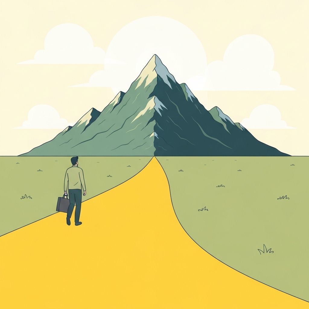 Illustration representing long-term investment horizon